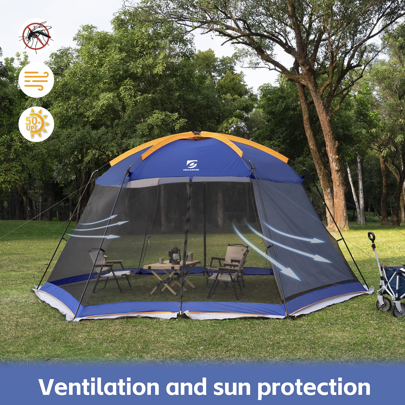【2個セット】POP UP SUNSHADE ON WIDE SCREEN Easy Pop Up Beach Tent 2-3 Person Sun Shelter Lightweight